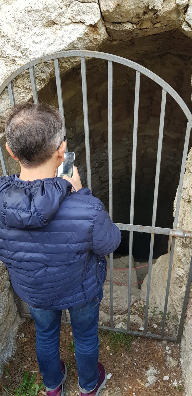 Durante il tour guidato tra i siti minerari